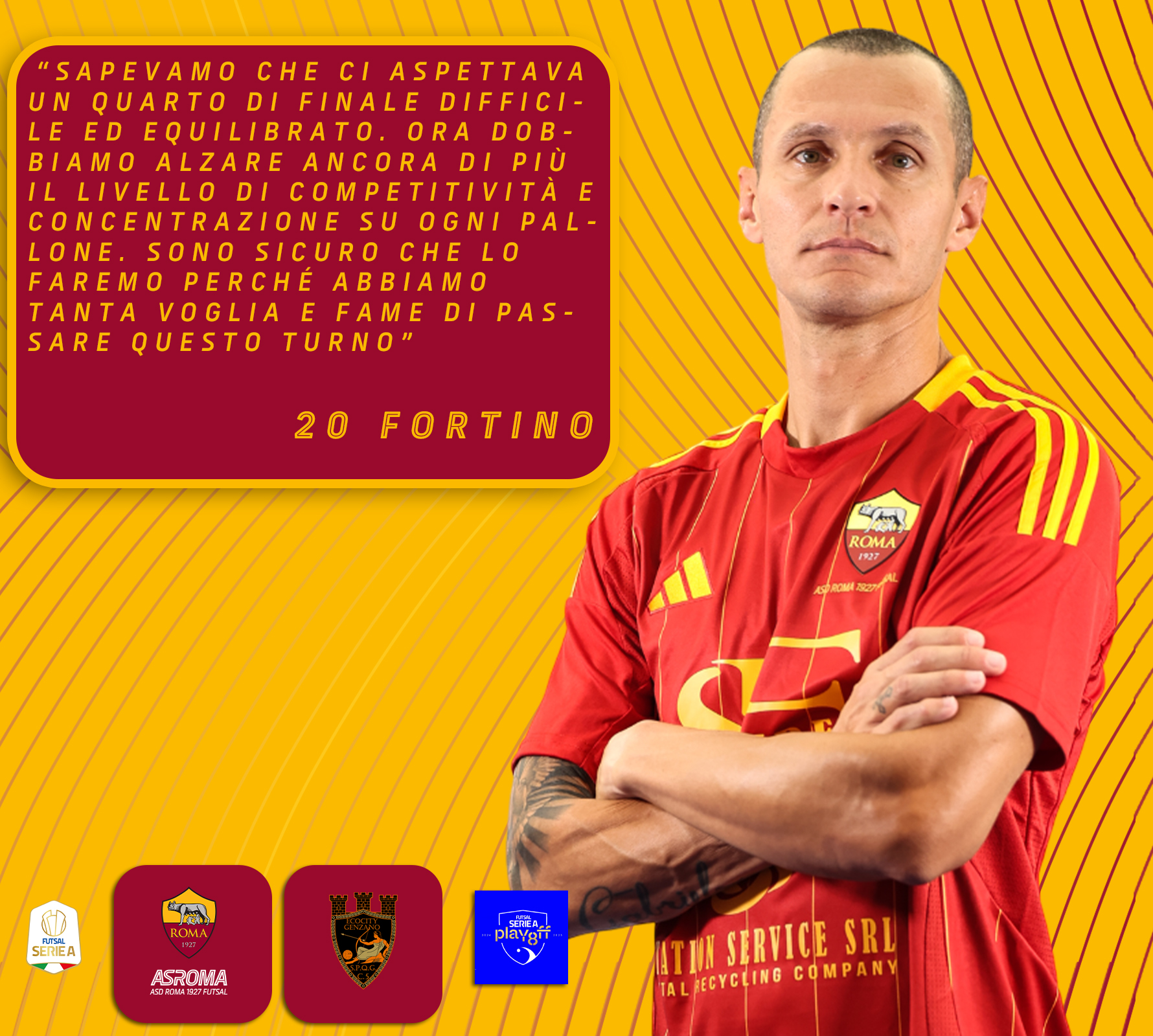 Quarti playoff | Fortino presenta gara 2, Roma 1927 - Ecocity Genzano